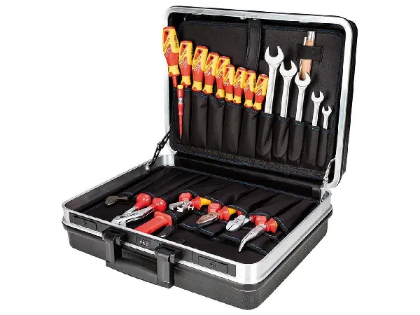 Surtido de herramientas V DE 74 pzas + maletin Gedo re 
