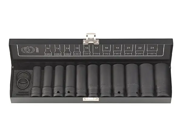 Juego de llaves de vaso d e fuerza 1/2