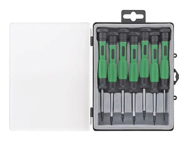 Juego de destornilladores de electrónica 7 piezas T FORTIS